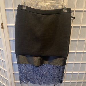 Top shop unique beautiful detail skirt sz 6